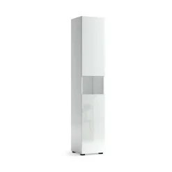 Colonna 2 ante 34x180h cm bianco lucido - Volpetta