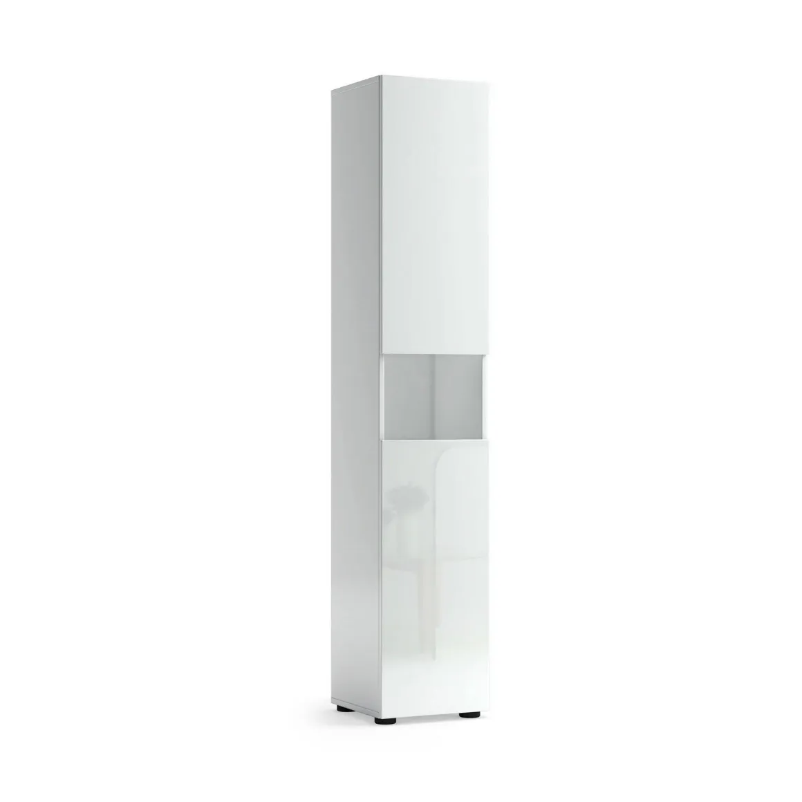 Colonna 2 ante 34x180h cm bianco lucido - Volpetta