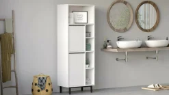 Colonna 2 ante 160x45h cm bianco - Merbok