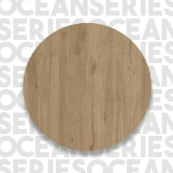 Mobili Colonna > Dmora Colonna bagno in legno 2 ante 160x45h cm noce - Merbok Marrone Noce