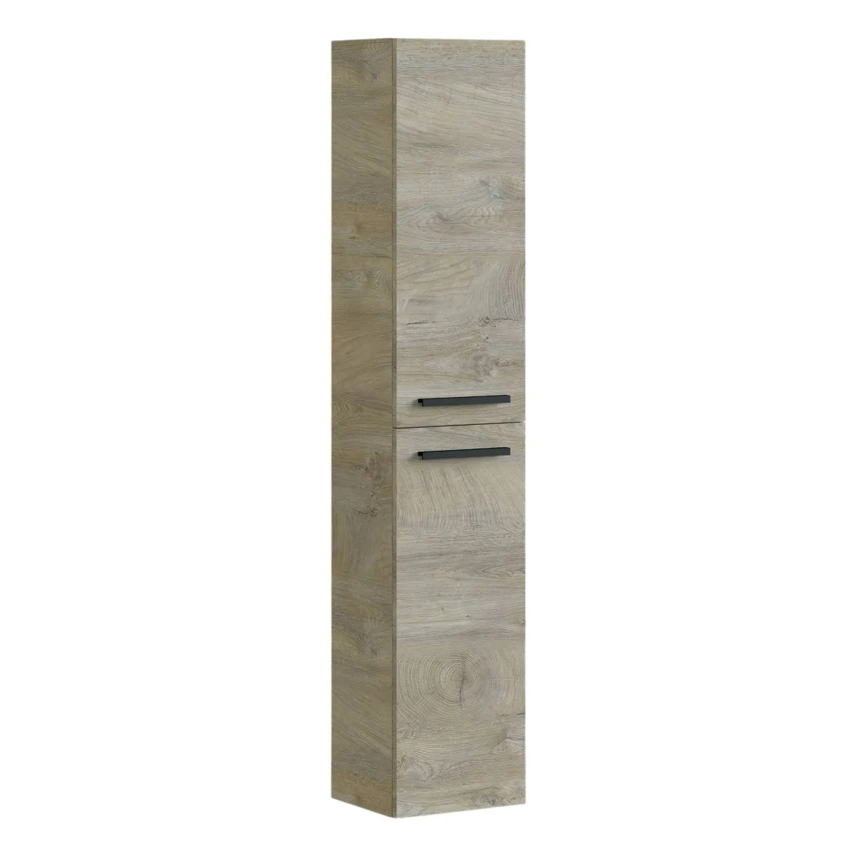 Mobili Colonna|Bagno > Dmora Colonna sospesa bagno 2 ante 30x150h cm rovere - Notte Marrone Quercia