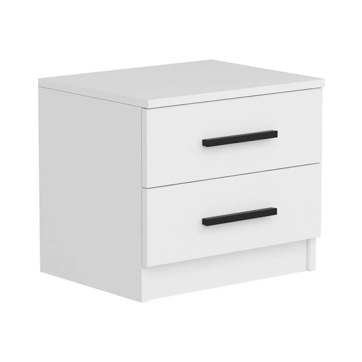 Comodino basso bianco 50x47x40h cm - Iune
