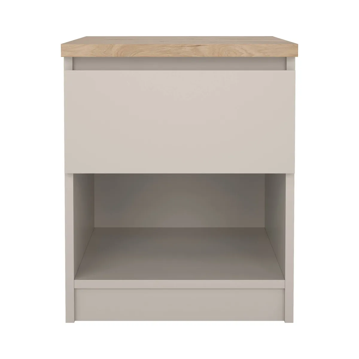 Comodini > Dmora Comodino 1 cassetto 40x40x49h cm - Solantra Beige