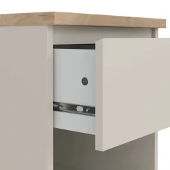 Comodini > Dmora Comodino 1 cassetto 40x40x49h cm - Solantra Beige