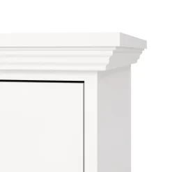 Comodino 1 cassetto bianco 47x43x63h cm - Pascal
