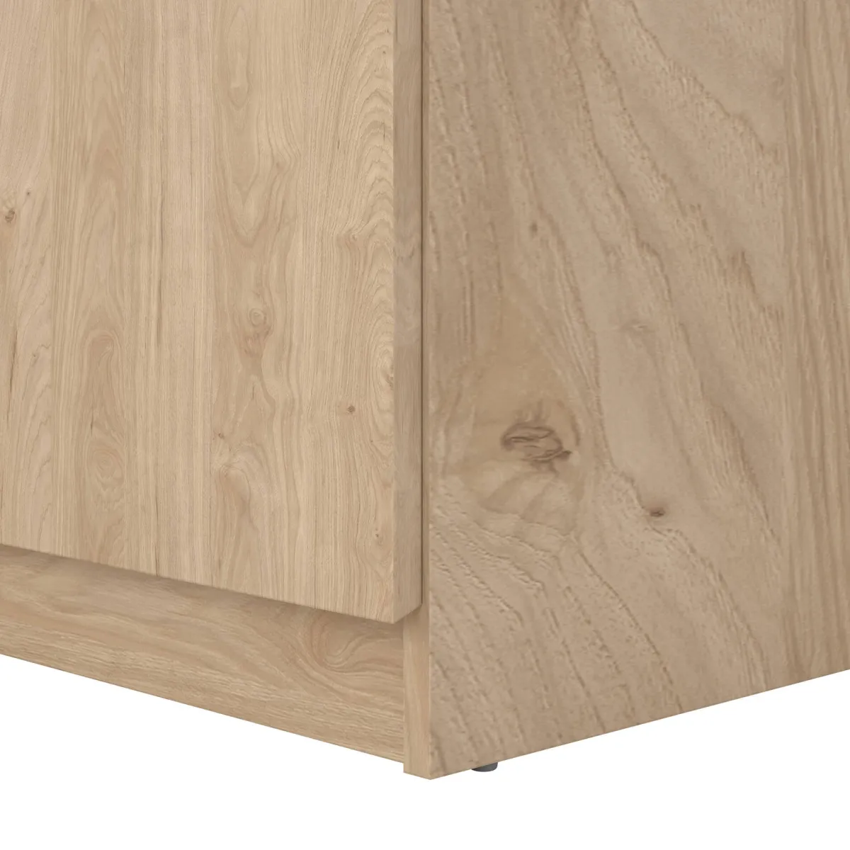 Comodini > Dmora Comodino 1 cassetto rovere 40x40x70h cm - Delfini Marrone Rovere