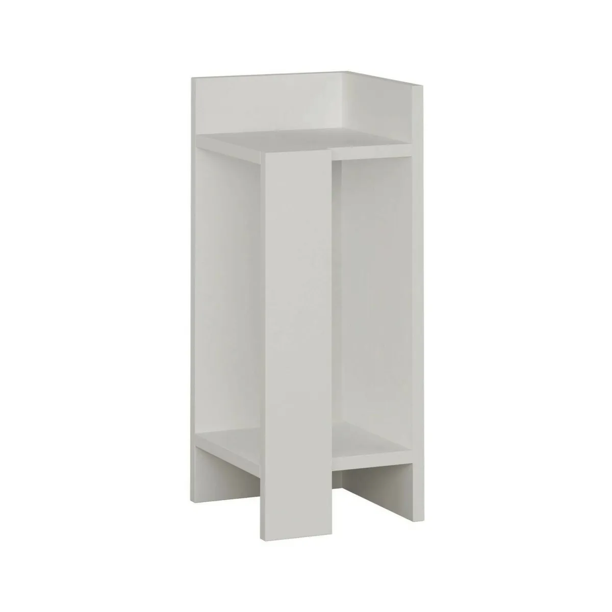 Comodini|Camera Da Letto > Dmora Comodino classico 25x27x60h cm - Germana Bianco