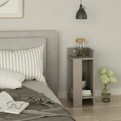 Comodino classico tortora 25x27x60h cm - Germana
