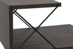 Comodini|Camera Da Letto > Dmora Comodino design 50x40x55h cm - Newton Grigio Cenere
