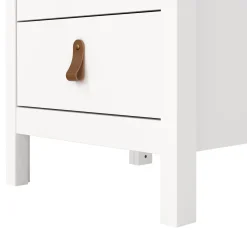Comodino in legno bianco 43x38x70h cm - Lombardia