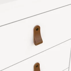 Comodino in legno bianco 43x38x70h cm - Lombardia