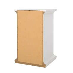 Comodino in legno bianco 43x40x69h cm - Mauricette
