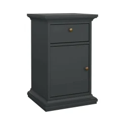 Comodini > Dmora Comodino in legno 50x39x72h cm - Antenati Grigio