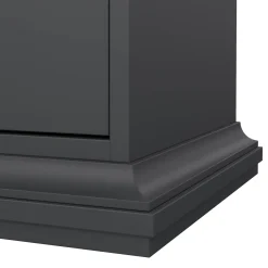 Comodini > Dmora Comodino in legno 50x39x72h cm - Antenati Grigio