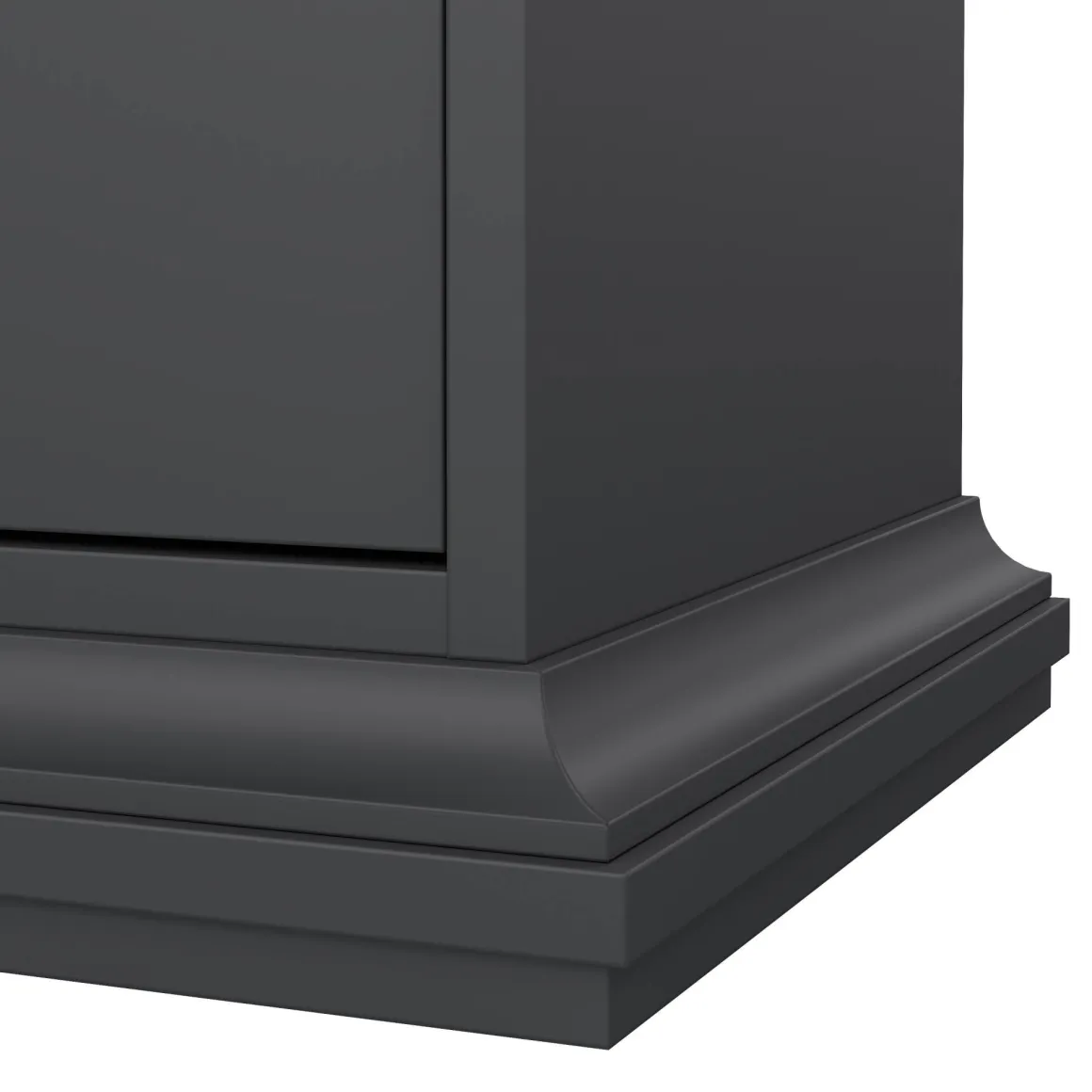 Comodini > Dmora Comodino in legno 50x39x72h cm - Antenati Grigio