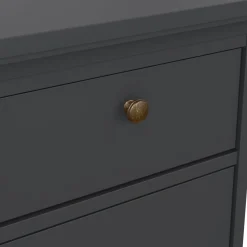 Comodini > Dmora Comodino in legno 50x39x72h cm - Antenati Grigio