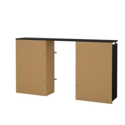 Comodini > Dmora Comodino in legno 144x26x79h cm - Arnaboldi Nero