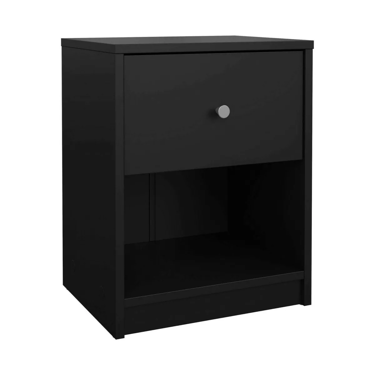 Comodini > Dmora Comodino in legno 37x30x48h cm - Kastri Nero