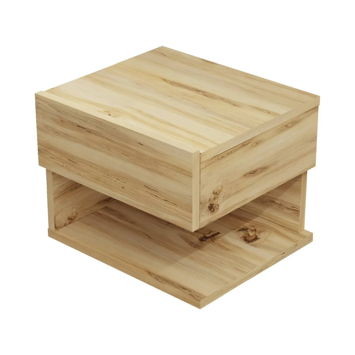 Comodini > Dmora Comodino in legno quercia 40x31x35h cm - Gerardo Marrone Quercia