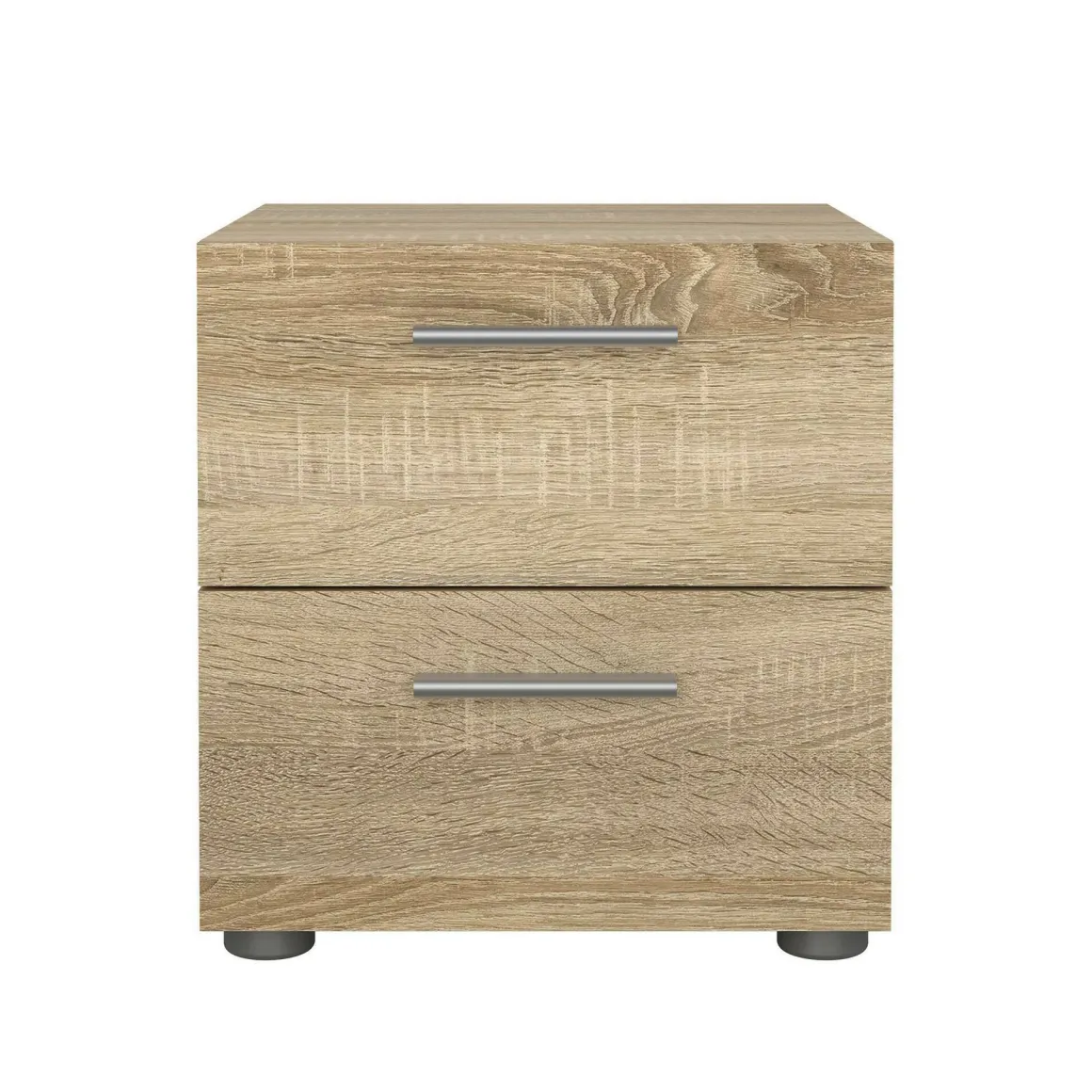 Comodini > Dmora Comodino in legno quercia 52x45x46h cm - Noul Marrone Quercia