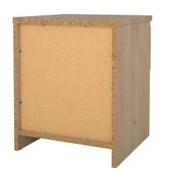 Comodini > Dmora Comodino in legno rovere 40x40x49h cm - Scolastica Marrone Rovere