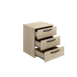 Comodini > Dmora Comodino in legno rovere 50x40x49h cm - Azar Marrone Rovere
