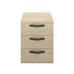 Comodini > Dmora Comodino in legno rovere 50x40x49h cm - Azar Marrone Rovere