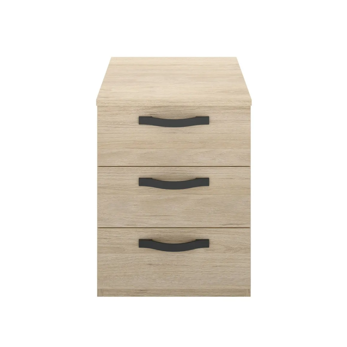 Comodini > Dmora Comodino in legno rovere 50x40x49h cm - Azar Marrone Rovere