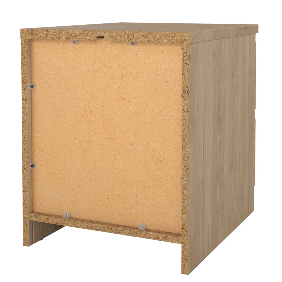 Comodini > Dmora Comodino in legno rovere 50x40x49h cm - Azar Marrone Rovere