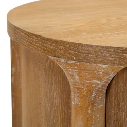 Comodini > Dmora Comodino Marrone Ciliegio oro 2 Cassetti un Ripiano 38x35x52h cm, Apertura Scorrevole - Falile Oro, Marrone Ciliegio