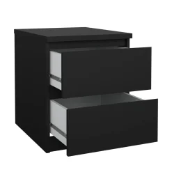 Comodini > Dmora Comodino minimal 50x40x49h cm - Daiki Nero