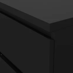 Comodini > Dmora Comodino minimal 50x40x49h cm - Daiki Nero