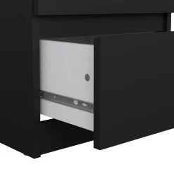 Comodini > Dmora Comodino minimal 50x40x49h cm - Daiki Nero