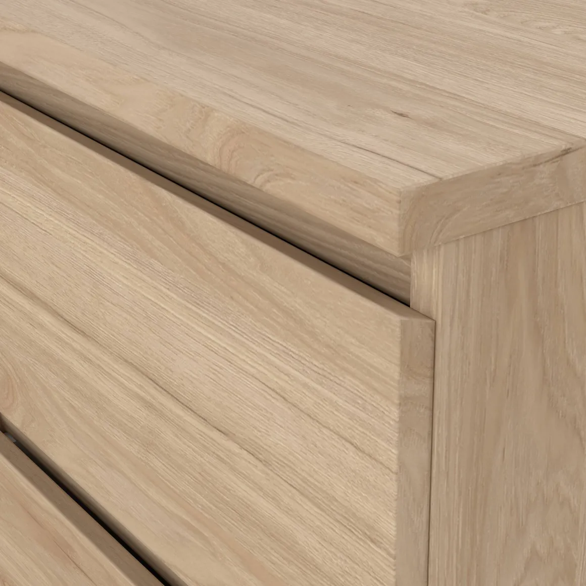 Comodino minimal rovere 50x40x49h cm - Daiki