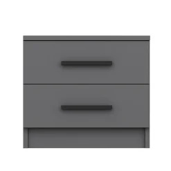 Comodino moderno antracite 50x47x40h cm - Iune