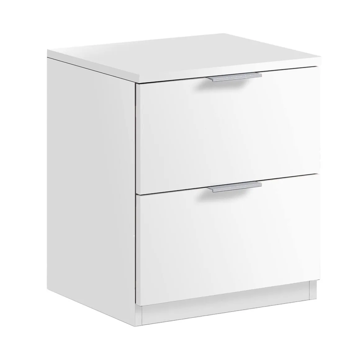 Comodini|Camera Da Letto > Dmora Comodino moderno 39x31x35h cm - Auring Bianco