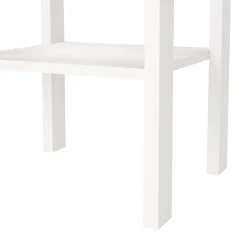 Comodino moderno bianco 40x34x70h cm - Inday