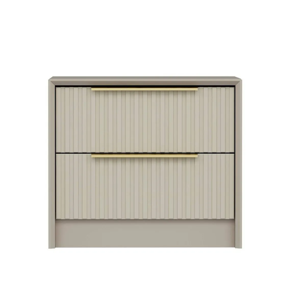 Comodino moderno cemento 53x45x45h cm - Moke