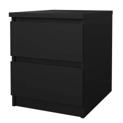 Comodino moderno nero 50x40x49h cm - Azar