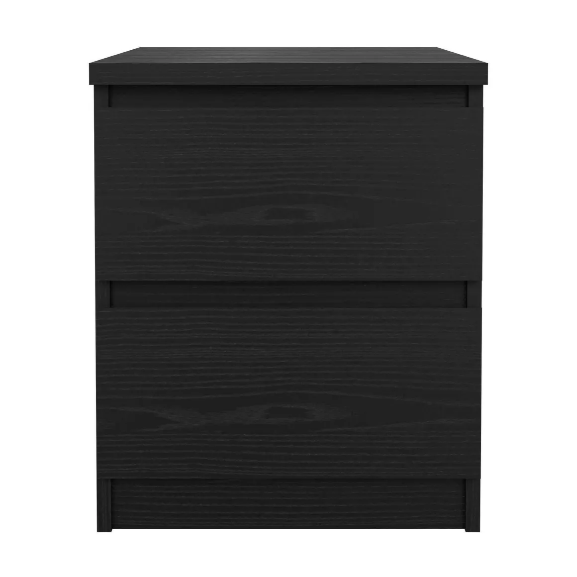 Comodino moderno nero 50x40x49h cm - Azar
