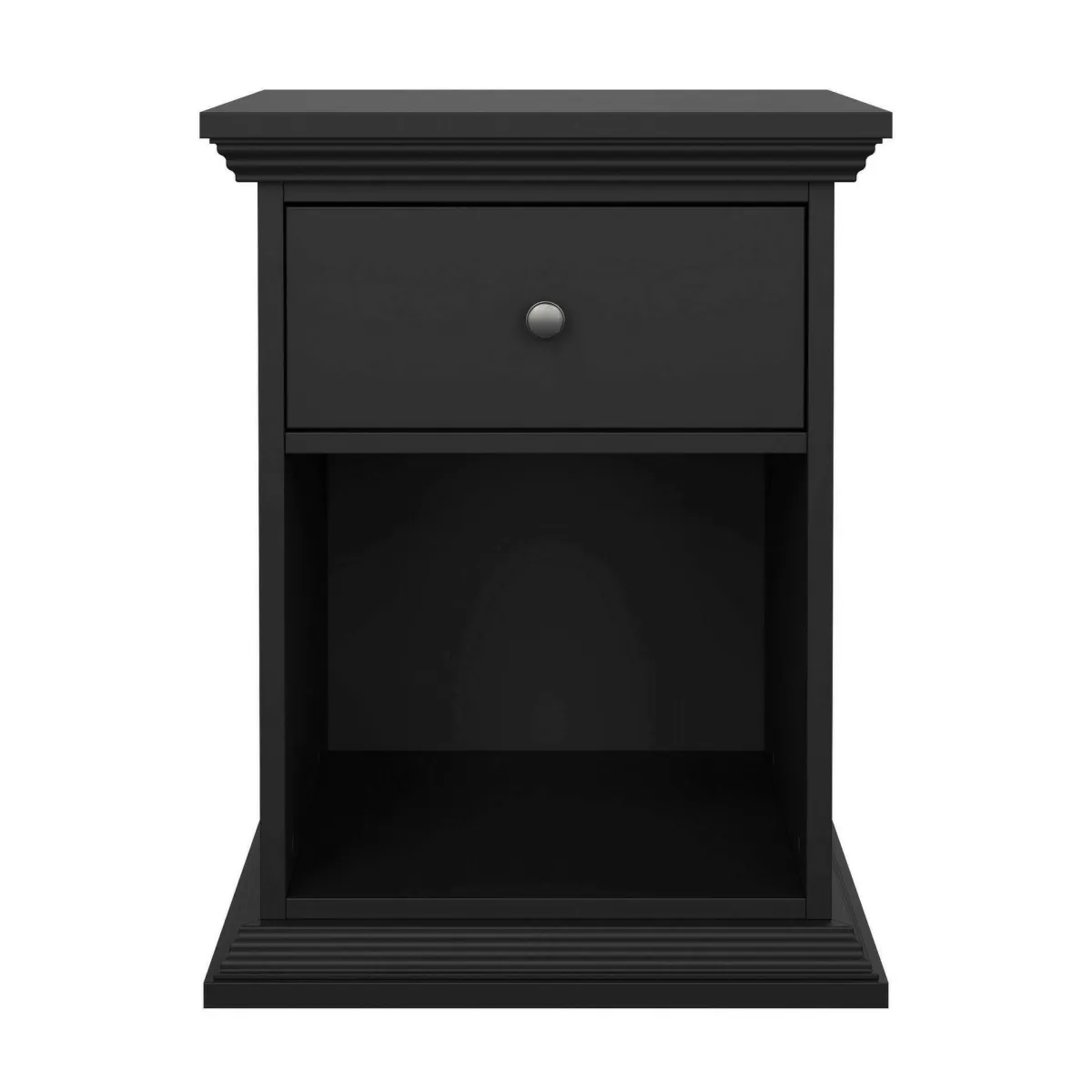 Comodini > Dmora Comodino moderno 47x43x63h cm - Pascal Nero