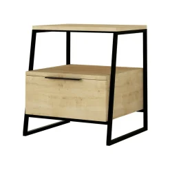 Comodino moderno quercia 45x40x50h cm - Alonso