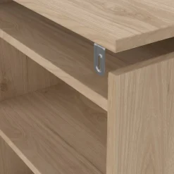 Comodini > Dmora Comodino moderno rovere 37x30x48h cm - Kastri Marrone Rovere