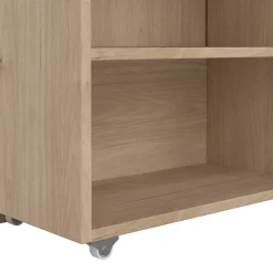 Comodini > Dmora Comodino moderno rovere 37x30x48h cm - Kastri Marrone Rovere