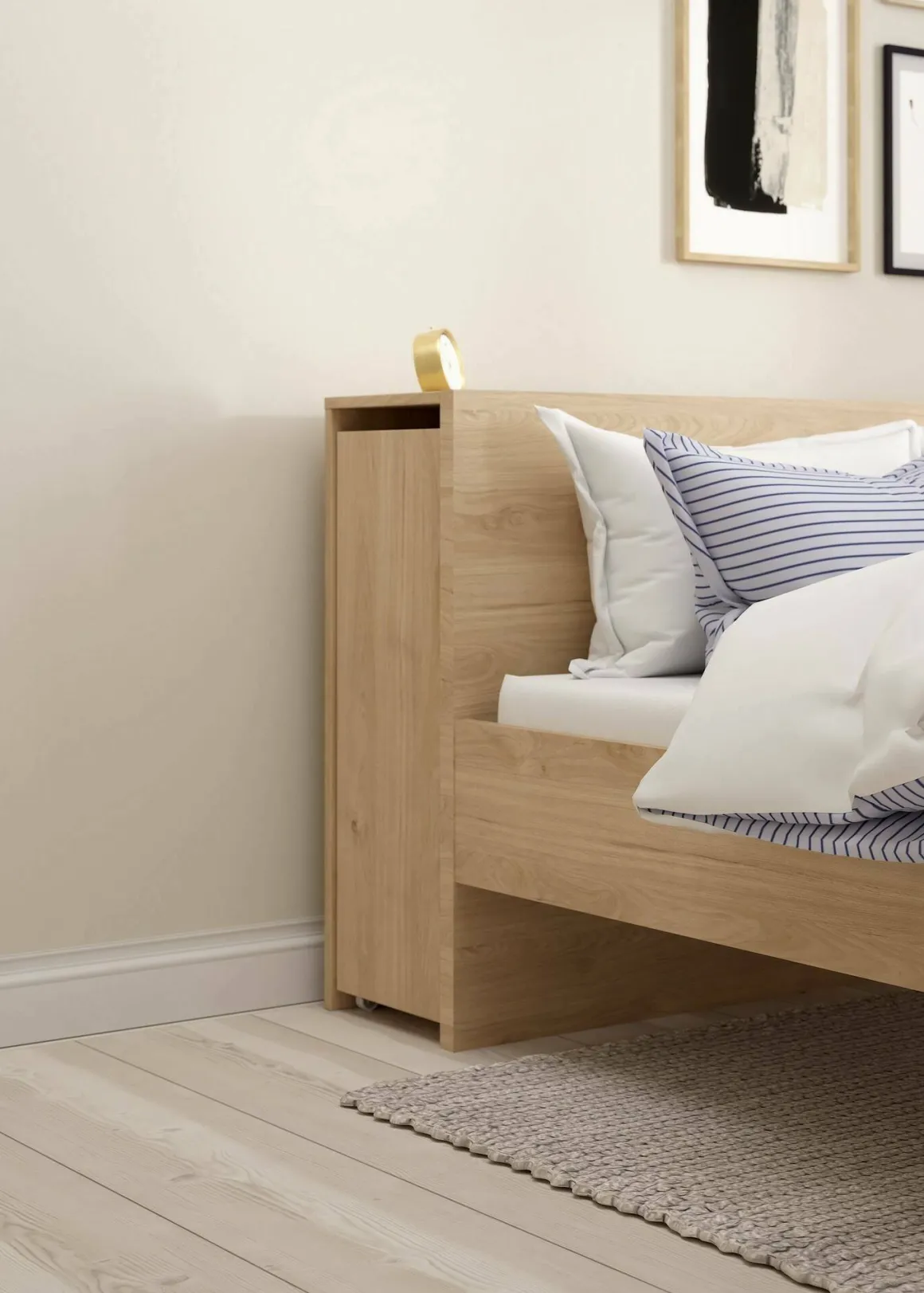 Comodino moderno rovere 164x26x79h cm - Shary