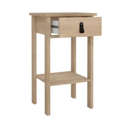 Comodino moderno rovere 40x34x70h cm - Inday