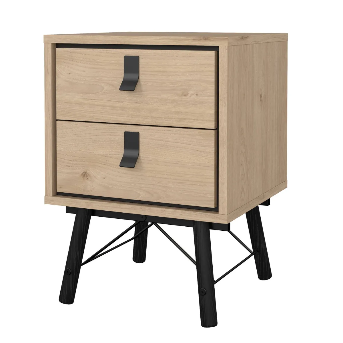 Comodini > Dmora Comodino moderno rovere 43x40x59h cm - Jean Marrone Rovere