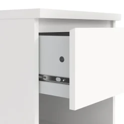 Comodino 1 ripiano bianco opaco 40x40x49h cm - Scolastica