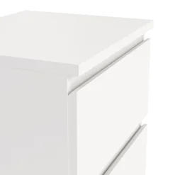 Comodini > Dmora Comodino 1 ripiano 40x34x48h cm - Albregio Bianco