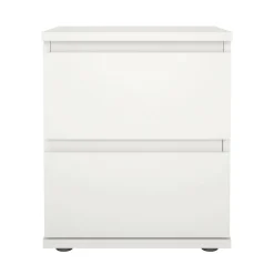 Comodini > Dmora Comodino 1 ripiano 40x34x48h cm - Albregio Bianco